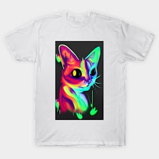 Neon Cat T-Shirt